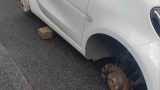 Furti a roma: derubate tre smart di gomme a don bosco in 48 ore