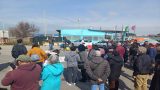 Protesta a Fiumicino contro il porto crocieristico e il  muro